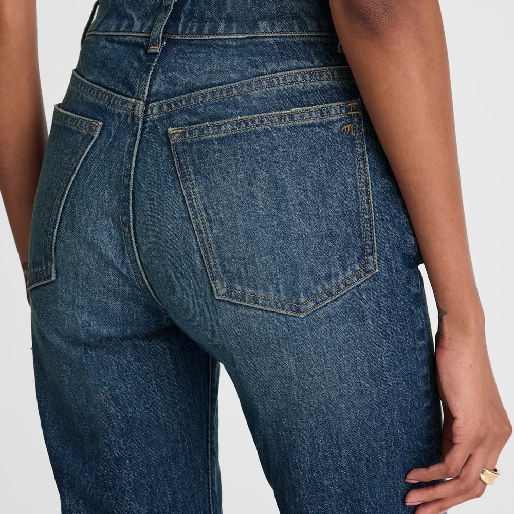 Madewell Longline Straight Jean Greendale Wash, 30 - Picture 4 of 8